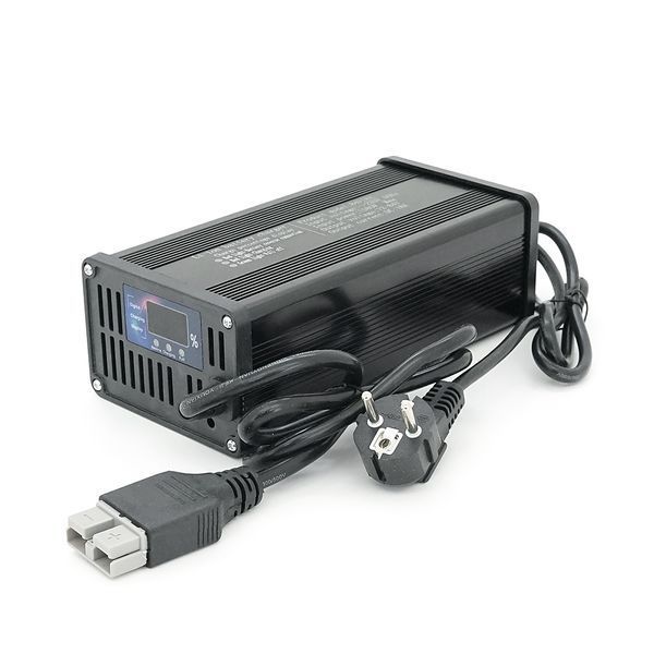 Зарядное устройство MorningBenRan для аккумуляторов Li-ion 58,8V,14S,20A, штекер Anderson, цифровая LED-индикация, 180-240V -YT44208 фото