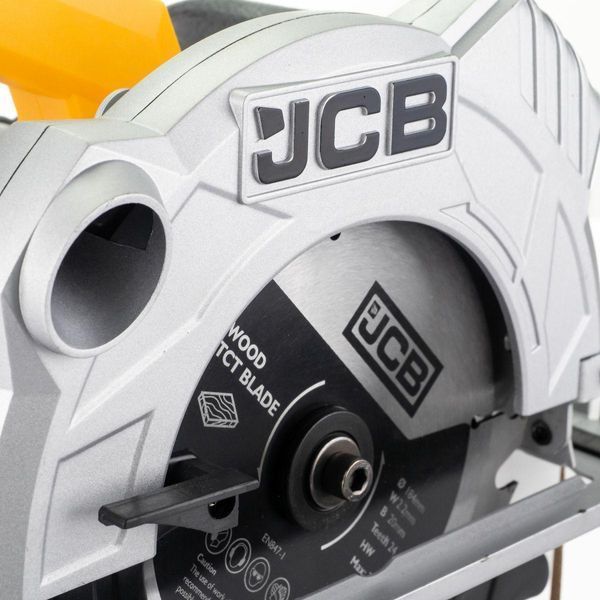 Пила циркулярна електрична (1500W, 5800 об/хв, діаметр диска 184 мм) JCB-CS1500-E 57245 фото