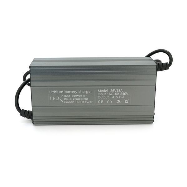 Зарядний пристрій для акумуляторів Li-Ion 36V(42V),10S,10-15A, штекер Triangle plug (T-tipe/C13/IEC). 185x88x60mm -YT37017 фото