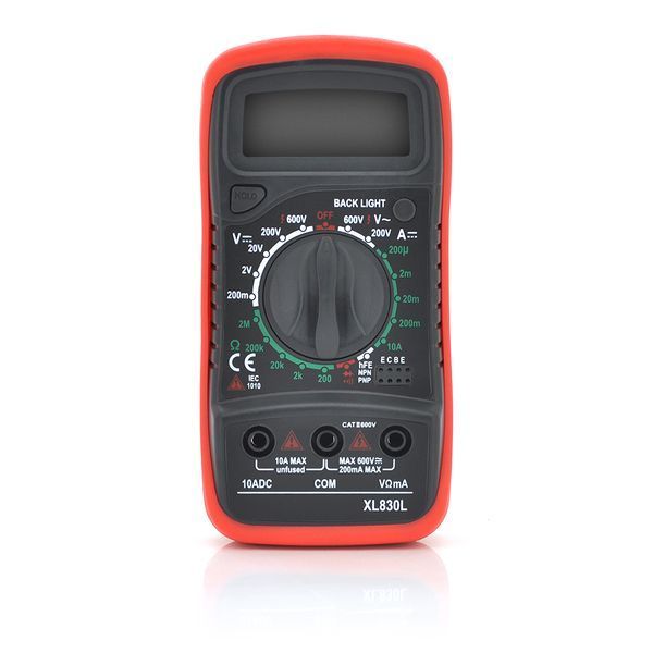 Мультиметр ANENG XL-830L, измерения: V, A, R, C, функция hFE -YT32057 фото