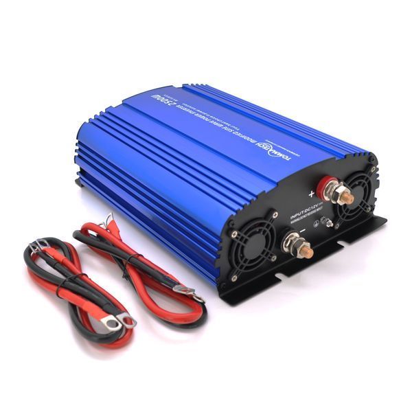 Інвертор напруги Tommatech MS-2500, 12V/220V, 2500W з апроксимованою синусоїдою, 2Shuko, USB, 2*клемні дроти, 10 запобіжників, Q2 -YT29448 фото