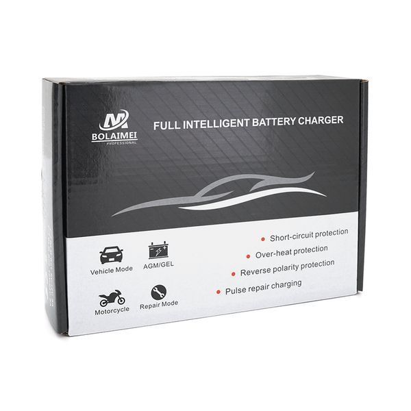 Автоматическое ЗУ для аккумулятора 6V/12V, BLM-B02,100-240V, 1,5A, LCD, клеммы(AGM/GEL/Lead) -YT22744 фото