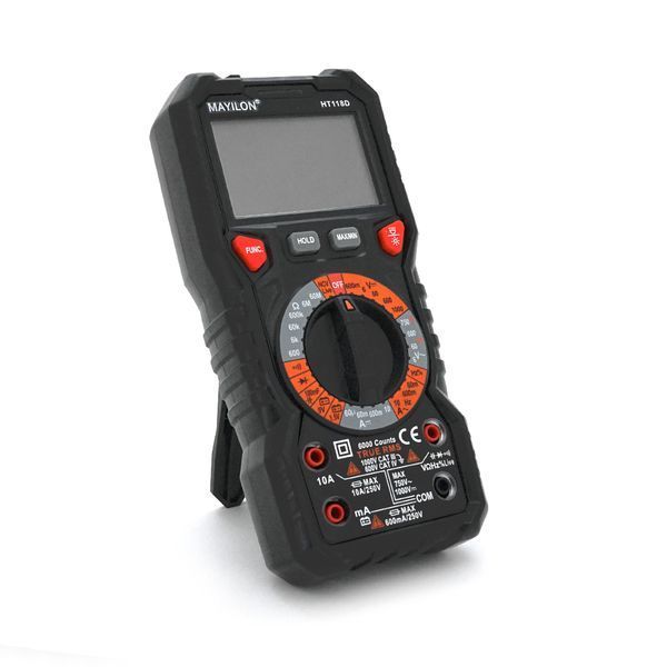 Мультиметр Mayilon HT-118D, вимірювання: V, A, R, C, F -YT32248 фото