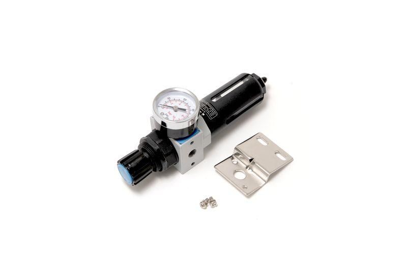 Фільтр-регулятор з індикатором тиску для пневмосистем 1/4" ROCKFORCE RF-EW2000-02 47106 фото