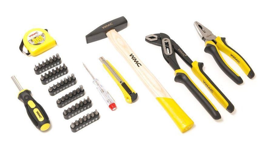 Набір шарнірно-губцевий інструменту 50 предметів WMC TOOLS 1050 48160 фото