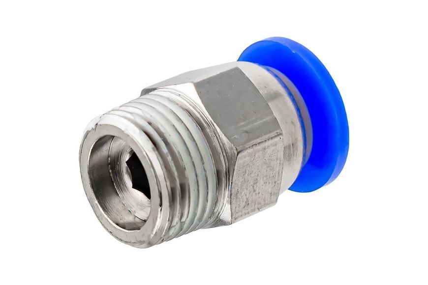 Фитинг для пластиковых трубок 4мм с наружной резьбой 1/8" ROCKFORCE RF-SPC04-01 2079 фото