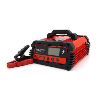 Автоматическое ЗУ для аккумулятора DEMUDA 12V/24V (WET,AGM,GEL), AC110/220V, DC14,8В/29,6В, Ток заряда 12V/25A, 24V/10A, LCD, крокодилы -YT29150 фото