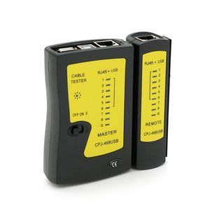 Кабельний тестер Merlion NSHL468U, RJ-45 + USB -YT8131 фото