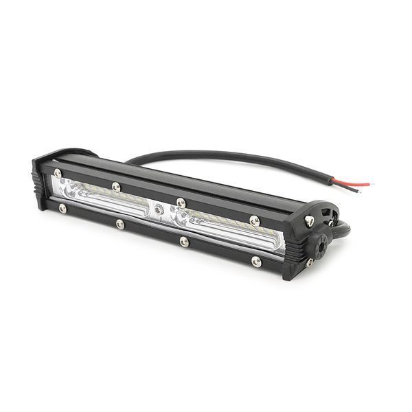 Фара протитуманна світлодіодна (LED балка) RS-60W, 20 LEDs, 12-24V, 60W, 6000K, 12000Lm, IP67, 180x60x75mm, Black -YT44559 фото