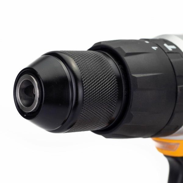Дриль-шуруповерт акумуляторний (JCB-18CD-BE) 18V, max 45Nm в комплекті із зарядним пристроєм (JCB-18VFC-E) 2.4A та батареєю 57236 фото