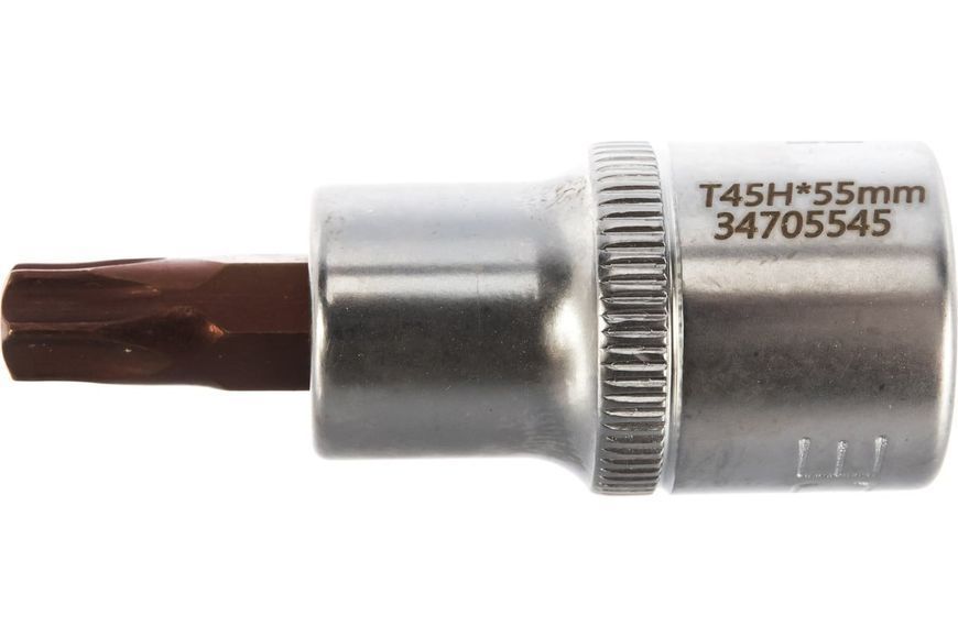 Головка-бита TORX Premium T45 с отверстием 1/2" (L-55мм) Forsage F-34705545 Premium 46809 фото