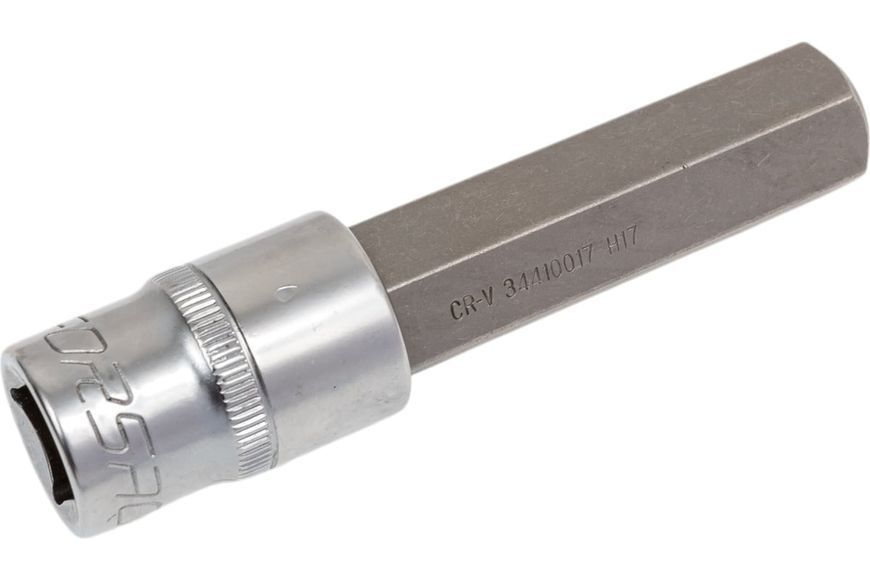 Головка 1/2" з насадкою Hex 17мм L- 100мм Forsage F-34410017 46778 фото