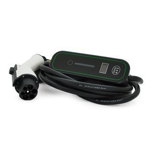 Зарядний пристрій для електромобіля DC: 220V/32A, довжина кабелю 10m, IP67, LED-індикація, роз'єм GB/T, з перемикачем -YT20642 фото