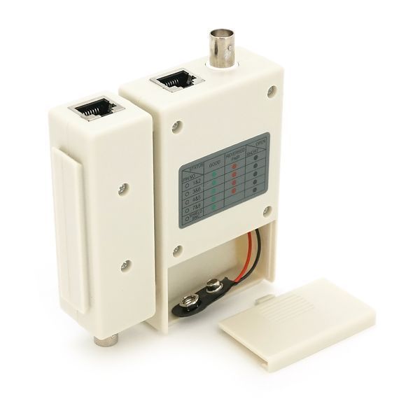 Кабельний тестер Merlion ST-248BNC, RJ-45 + BNC -YT4661 фото