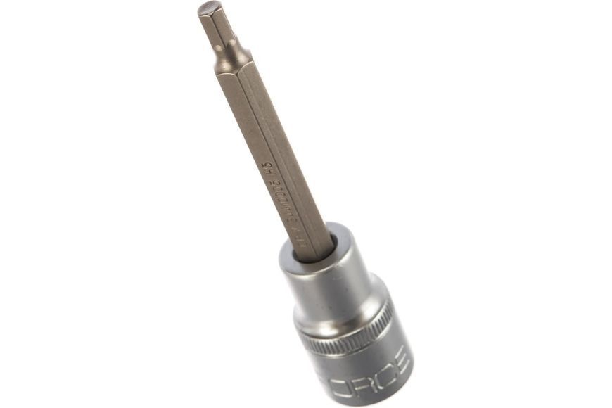 Головка-бита 6-гранная 5мм 1/2" (L-100мм) ROCKFORCE RF-34410005 46829 фото