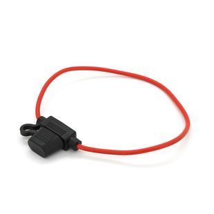 Автомобільний провідний утримувач запобіжника 1015/16, 1A-46A,250V пилу/водонепроникний, мідь, 30см.в корпусі ПВХ -YT39441 фото