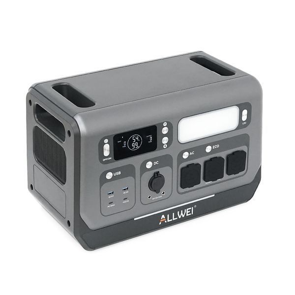 Портативная зарядная станция ALLWEI SGR-PPS2400-2PRO+BAT, 2400W/4096Wh LiFePO₄, MPPT 500W max ХТ60/12 &ndash; 60 В/10 А, 2xDC5521-12V-12A, CarPort-12V-12A, 3xAC230V, 2xUSB-A-18W, 2xUSB-C-100W, Wi-Fi, charge 1.5 h, 480x260x535 мм, 42.5кг -YT46129 фото