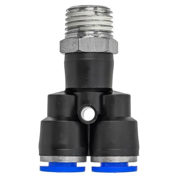 Фитинг Y-образный для пластиковых трубок 6мм с наружной резьбой 1/4" ROCKFORCE RF-SPX06-02 2350 фото