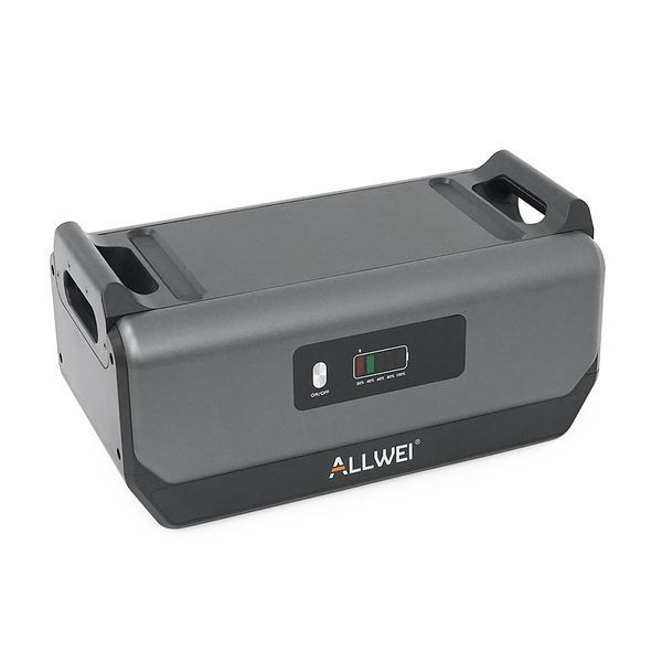 Портативная зарядная станция ALLWEI SGR-PPS2400-2PRO+BAT, 2400W/4096Wh LiFePO₄, MPPT 500W max ХТ60/12 &ndash; 60 В/10 А, 2xDC5521-12V-12A, CarPort-12V-12A, 3xAC230V, 2xUSB-A-18W, 2xUSB-C-100W, Wi-Fi, charge 1.5 h, 480x260x535 мм, 42.5кг -YT46129 фото