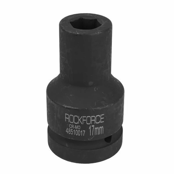 Головка ударна глибока 1'' 6-гранна 17мм Rockforce RF-48510017 51152 фото