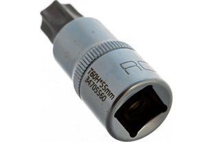 Головка-біта TORX T60 з отвором 1/2''(L-55мм) ROCKFORCE RF-34705560 1507 фото