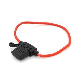 Автомобільний провідний утримувач запобіжника 1015/12, 1A-47A,250V пилу/водонепроникний, мідь, 30см.в корпусі ПВХ -YT39442 фото