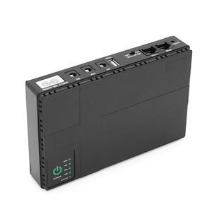 ИБП UPS-36W DC1036P для роутеров/коммутаторов/PON/POE-430, 5/9/12V, 1A/2А, 10400мAh, Black, BOX -YT29976 фото