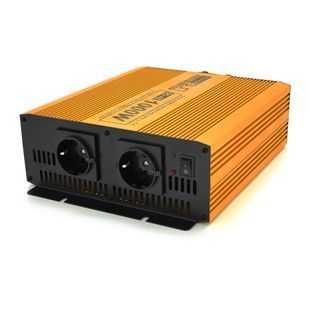 Инвертор напряжения Mexxsun MXSPSW-1000, 12V/220V, 1000W с правильной синусоидой, 2 Shuko, клемные провода, Q4 -YT29176 фото
