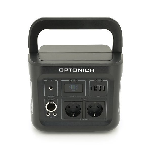 Зарядная станция Optonica B400-A1. Емкость 320Wt/h, Мощность 400W. Out:2xAC230, 2хDC13.3V/10A, USB-3x5V/2.4A, Type-C 60W(PD), 237х195х190мм. 5.9кг -YT38200 фото