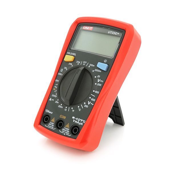 Мультиметр UNI-T UT33С+ Измерения: V, A, R, T -YT8150 фото