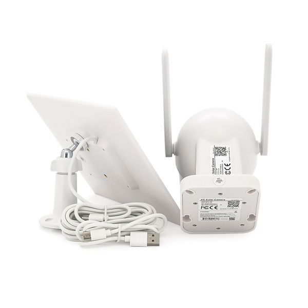 4 Мп 4G поворотна вулична відеокамера Voltronic із сонячною панеллю та вбудованими АКБ 10400mA UBox IPPTZ14425 2.8mm -YT42082 фото