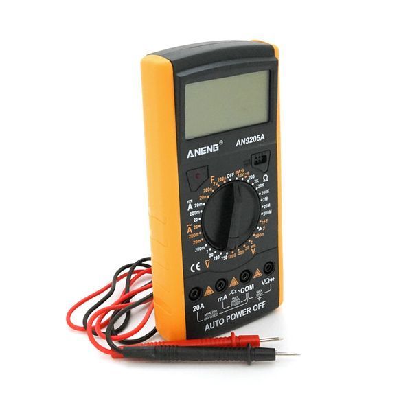 Мультиметр ANENG AN9205A, измерения: V, A, R, F, функция hFE -YT32061 фото