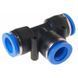 Фітинг T-подібний для пластикових трубок 16мм ROCKFORCE RF-SPE16 2218 фото 2