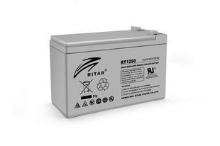 Акумуляторна батарея AGM RITAR RT1290, Gray Case, 12V 9.0Ah ( 151 х 65 х 94 (100) ) Q10 -YT2977 фото