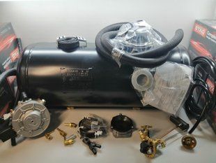 Комплект ГБО 2 поколения Torelli под карбюратор Solex с баллоном 50л (800х300) 00165 фото