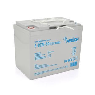Тяговая аккумуляторная батарея AGM MERLION 6-DZM-80, 12V 80Ah ( 265 x 168 x 215) Q1 -YT18092 фото