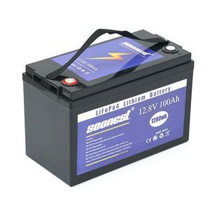 Акумуляторна батарея SOONEST LiFePO4 12,8V 100Ah, (50/100A), 0 &deg; C до 50 &deg; C, гвинт M8, 260х168х234 мм. 11.5 кг -YT46147 фото