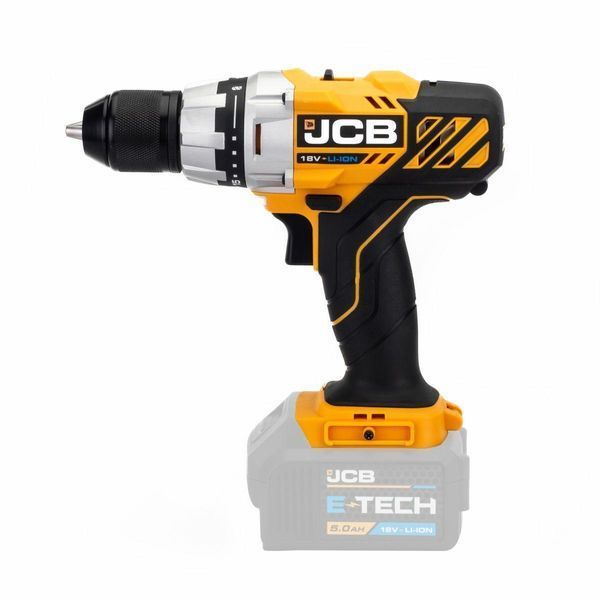 Дриль-шуруповерт акумуляторний 18V, max 45Nm, без акумулятора JCB-18DD-B-E 57240 фото