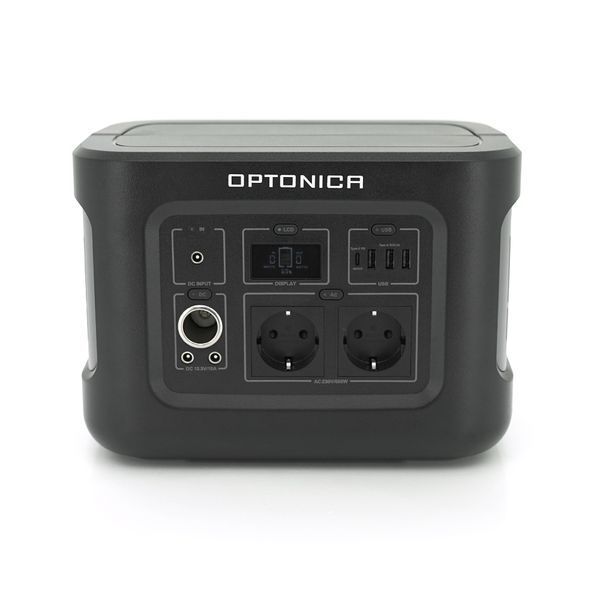 Зарядная станция Optonica B600-A1. Емкость 512Wt/h, Мощность 600W. Out:2xAC230, 2хDC13.3V/10A, USB-3x5V/2.4A, Type-C 100W(PD), 290х210х204мм. 7.9кг -YT38201 фото