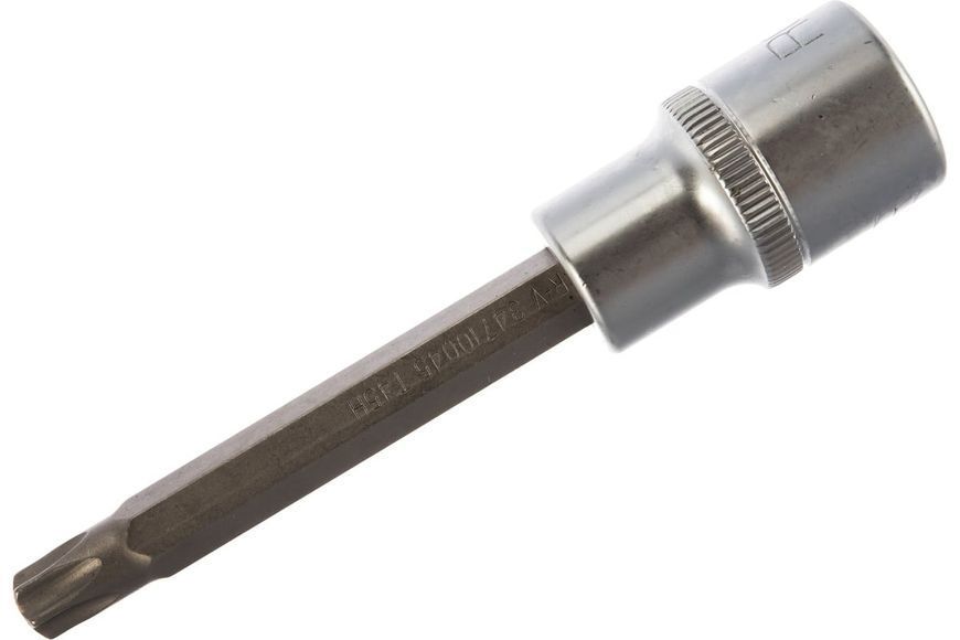 Головка 1/2" з насадкою Torx T45H з отвором L- 100мм ROCKFORCE RF-34710045 46869 фото
