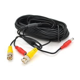 Патчкорд комбинированный коаксиальный+питание BNC+DC 18,3m, черный, Q100 -YT16060 фото