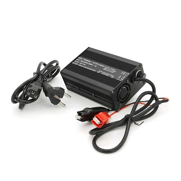 Зарядное устройство для аккумуляторов AGM 60V, 4A,+ крокодилы,135x90x50mm -YT36878 фото