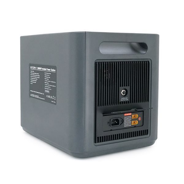 Портативна станція AFERIY AF-P280, LiFePO4, що розширюється від 2048Втч(max2800)Вт,MPPT 11.5-50В-20А(2*600Вт),out220v. LED. 2-USB,4xType-C PD20/100Вт,DC+прикурювач 12В/10А,398*280*315/398*280*220 мм22kg+19kg -YT44704 фото