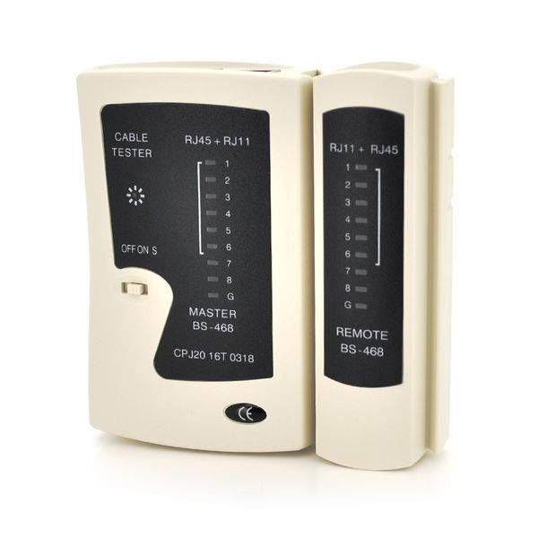 Кабельний тестер Merlion TL-468, RJ-45+RJ11 -YT4939 фото