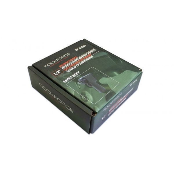Пневмогайковерт 1/2'' (650Hм, 9800 об/мин, 6.3bar, 226 л/мин, 1.9кг) ROCKFORCE RF-82543 47380 фото