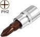 Головка бита крестообразная PH.2, 1/4" Forsage F-321322 Premium 29470 фото 1