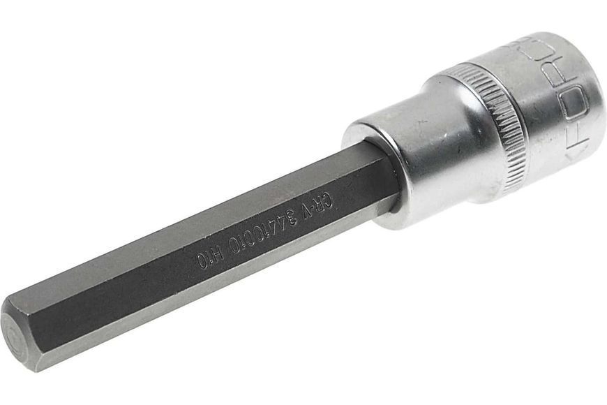 Головка 1/2" з насадкою Hex 10мм L- 100мм Forsage F-34410010 46591 фото