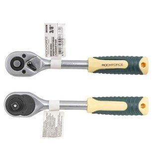 Тріскачка 3/8" (72зуб.) реверсивна з гумовою ручкою Rockforce RF-80232W 52180 фото