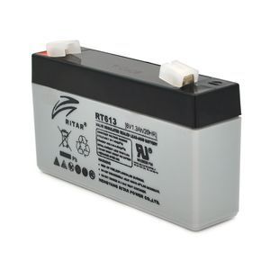 Аккумуляторная батарея AGM RITAR RT613, Gray Case, 6V 1.3Ah ( 97х24х 52 (58) ), 0.305 kg Q20 -YT2965 фото