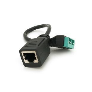 Роз'єм для підключення RJ-45(F) (4 контакти) з клемами під кабель Q100 -YT38788 фото